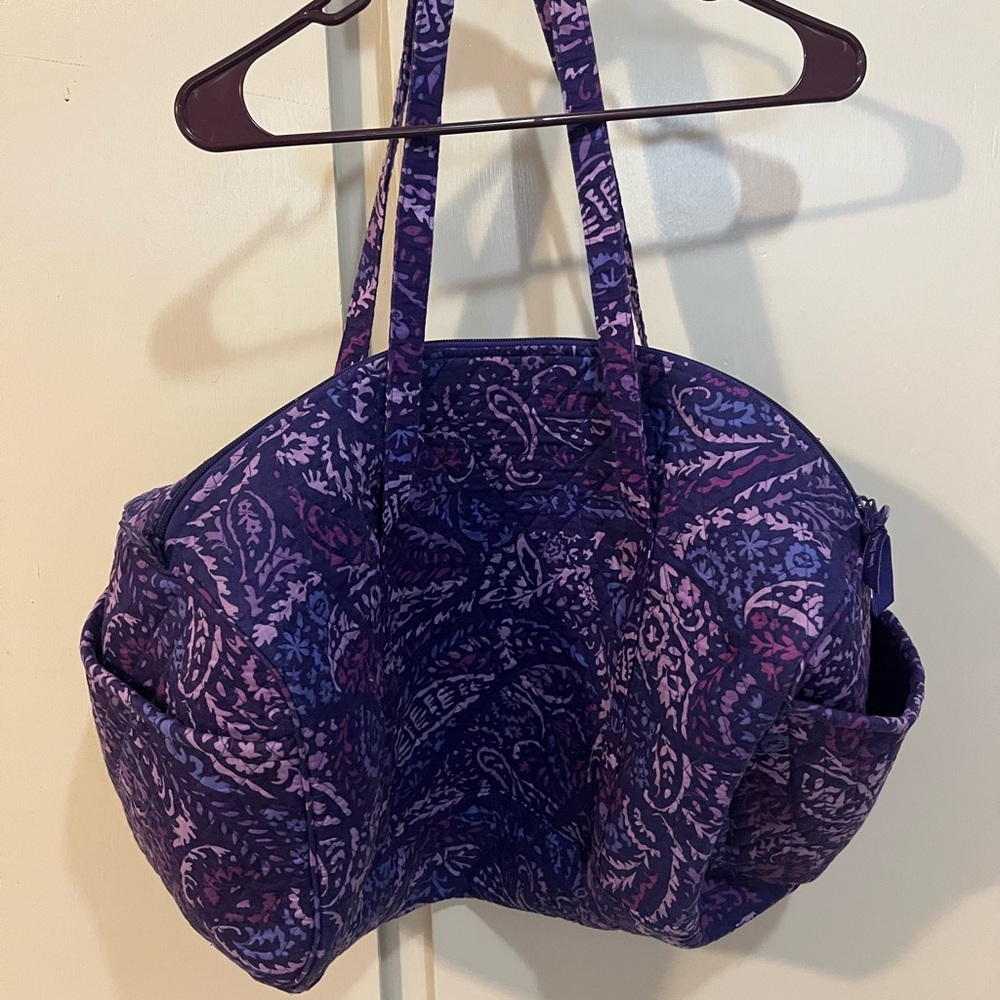 Vera Bradley Purple Paisley Travel Bag